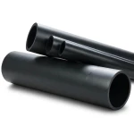أنابيب HDPE ضغط تشغيل 10 بار PE 80، قطر خارجي 180 ملم، SDR 33، أسود