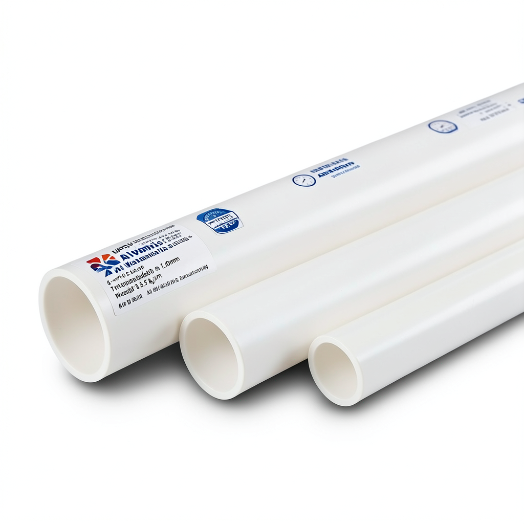 مواسير UPVC جدول 80 مقاس 6 إنش سمك 11.0 مم وزن 8.5 كجم / متر أبيض | بلاستيك الوطنية