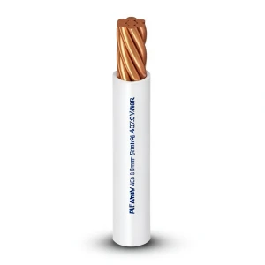 Stranded Electrical Wire 150mm 450/750V, Copper Conductor 2.44mm Diameter, PVC Insulation, White | Al Fanar