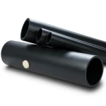 HDPE Plastic Pipe Nominal Pressure 4 Bar PE 100 OD 250 mm Thickness 6.2 mm Black