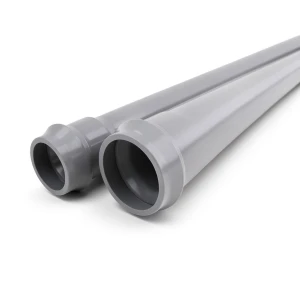 UPVC Pipes Nominal Pressure 10 Bar Outside Diameter 710 mm Thickness 27.2 mm Gray
