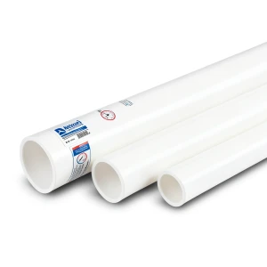 أنابيب UPVC جدول 40 مقاس 8 إنش سمك 8.2 مم وزن 8.11 كجم/م أبيض | بلاستيك الوطنية