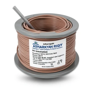 لفة سلك نحاس مجدول 4/0 AWG مطلي بالقصدير، عزل PVC 105°C، بني، 600 فولت، طول 500 قدم | شركة كابلات الشرقية للصناعة