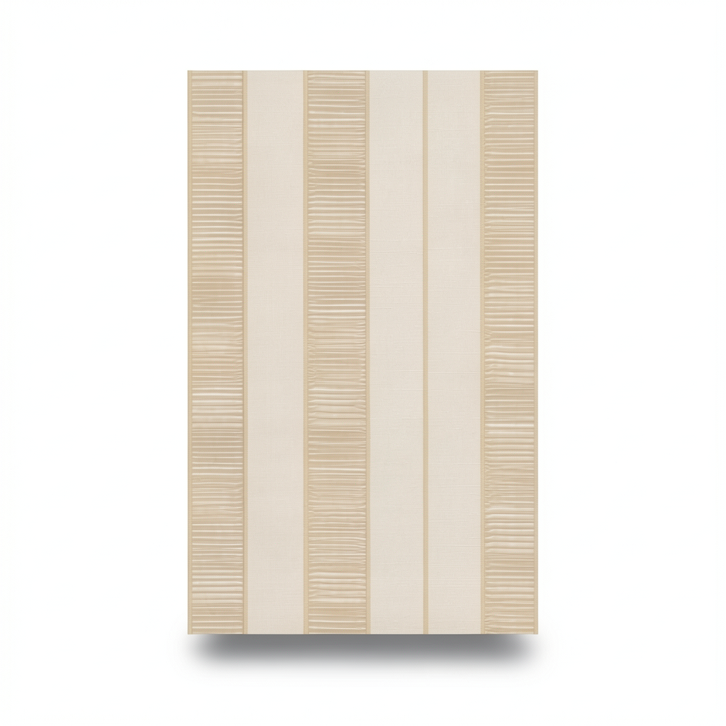 Italian Wallpaper Striped Design Beige Color, Size 10mx0.73m, Model 41714