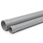 UPVC Plastic Pipe Class 2 PN 4 Bar Size 250 mm Thickness 5.6 mm Grey
