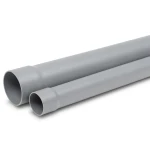 UPVC Pipe Class 3 PN 6 Bar Size 140 mm Thickness 4.6 mm Gray