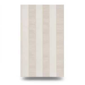 ورق جداري ايطالي لون بيج شاحب تصميم مقلم، مقاس 10 م×0.73 م