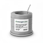 سلك كهرباء نحاس مجدول 4 AWG مطلي بالقصدير معزول PVC 105°C رمادى 600 فولت 500 قدم | شركة كابلات الشرقية للصناعة