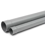 UPVC Pipe Class 3 PN 6 Bar Size 225 mm Thickness 7.5 mm Grey Color