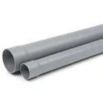 UPVC Plastic Pipe Class 4 PN 10 Bar Size 32 mm Thickness 2 mm Gray Color