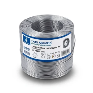 سلك كهرباء نحاس مجدول 2 AWG مطلي بالقصدير معزول PVC 105°C رمادى 600 فولت 500 قدم | شركة كابلات الشرقية للصناعة