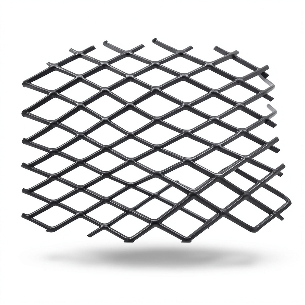 Hot Rolled Black Steel Expanded Metal Mesh Khaleeji Thickness 1.5 mm Width 2.44 m Length 2 m