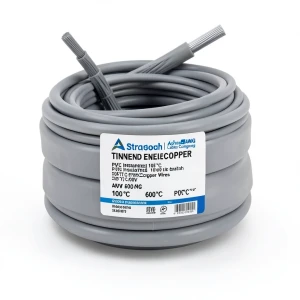 سلك كهرباء نحاس مجدول 3/0 AWG مطلي بالقصدير، معزول PVC 105°C، رمادي، 600 فولت، 500 قدم | شركة كابلات الشرقية للصناعة