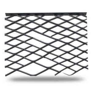 Hot Rolled Black Steel Expanded Metal Mesh Khaleeji 1.5 mm Thickness 2.44 m Width 1 m Length