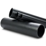 HDPE Plastic Pipe PN 10 Bar PE 80, 400 mm OD, 29.4 mm Thickness, Black