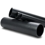 أنابيب بلاستيكية HDPE ضغط اسمي 4 بار PE 100 قطر خارجي 560 مم سمك 13.7 مم لون أسود