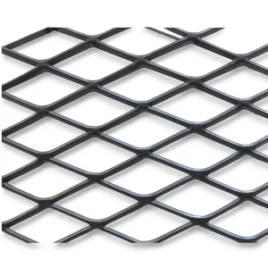 Hot Rolled Black Steel Expanded Metal Mesh Khaleeji 1.7 mm Thickness 2.44 m Width 1 m Length