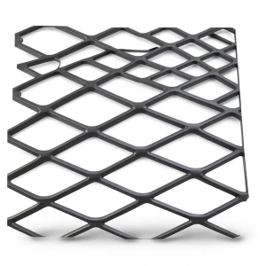 Hot Rolled Black Steel Expanded Metal Mesh Khaleeji 1.5 mm Thick 2.44m Width 4m Length