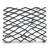 Hot Rolled Steel Expanded Metal Mesh Khaleeji 1.7 mm Thickness 2.44 m Width 2 m Length, Black - Image 1
