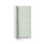 Dutch Patterned Wall Covering 10m x 0.53m, Pale Green