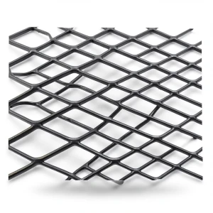 Hot Rolled Black Steel Expanded Metal Mesh Khaleeji Thickness 1.7 mm Width 2.44 m Length 5 m
