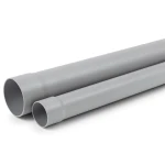 UPVC Plastic Pipe Class 2 PN 4 Bar Size 250 mm Thickness 5.6 mm Grey