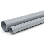 UPVC Plastic Pipe Class 3 PN 6 Bar Size 90 mm Thickness 3.2 mm Grey Color