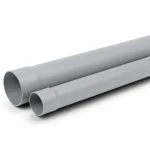 UPVC Pipe Class 3 PN 6 Bar Size 140 mm Thickness 4.6 mm Gray