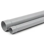 UPVC Plastic Pipe Class 4 PN 10 Bar Size 32 mm Thickness 2 mm Gray Color