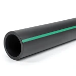 HDPE Polyethylene Pipe PN 4 Bar PE 63 Outside Diameter 225 mm SDR 26 Black