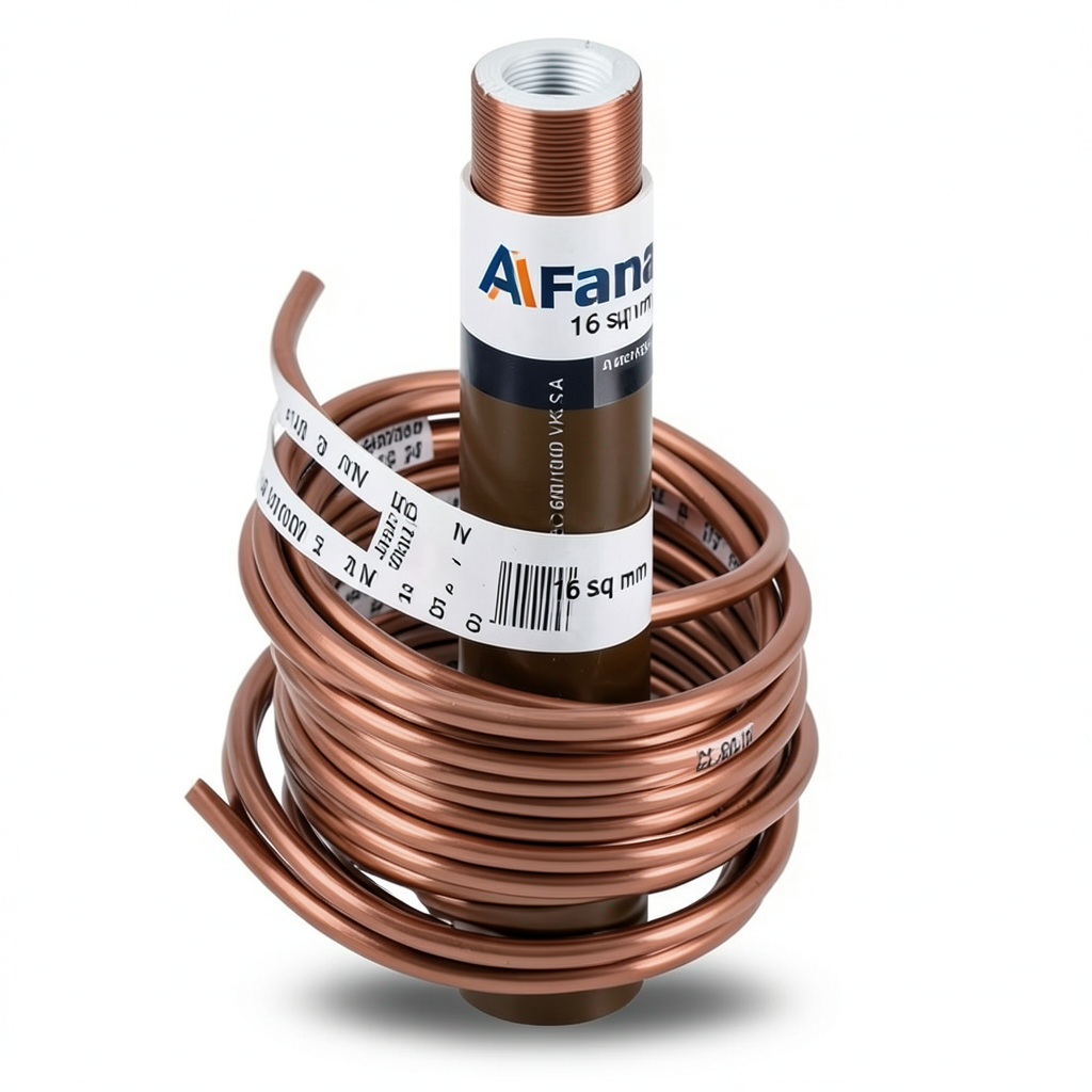 Flexible Tinned Copper Wire 16sq mm, 600/1000V, Brown | Al Fanar