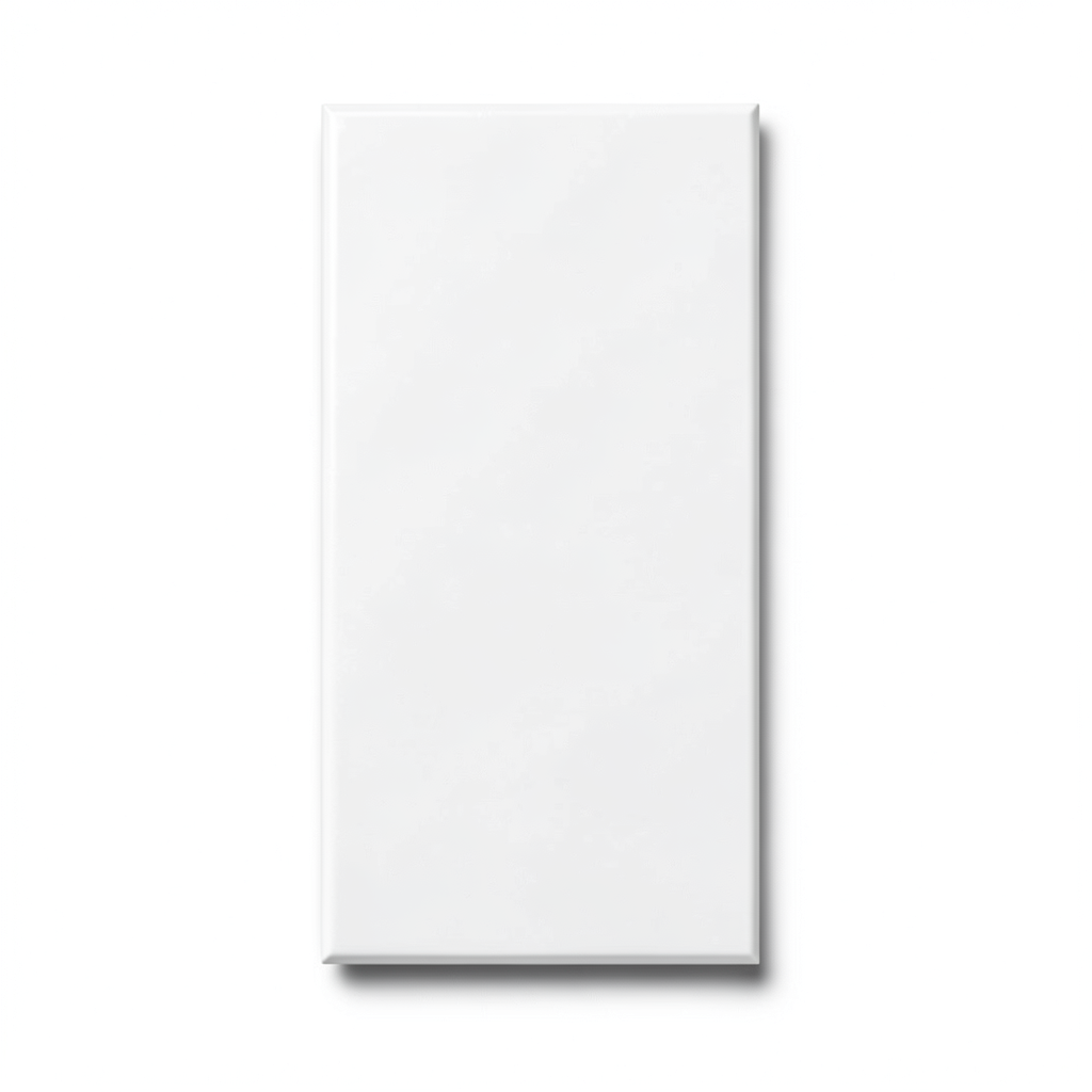 Decorative Porcelain Flooring 60x3 cm White, Club Model Rectangular
