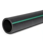 HDPE Pipe Nominal Pressure 6 Bar PE 63 OD 200 mm SDR 17.6 Black