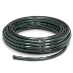 HDPE Plastic Coil Pipe Nominal Pressure 10 Bar PE 63 OD 40 mm SDR 11 Black with Green Stripes