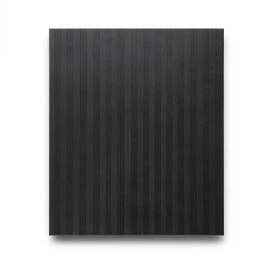 Black Decorative Porcelain Flooring 60x3 cm, Club Model, Rectangular