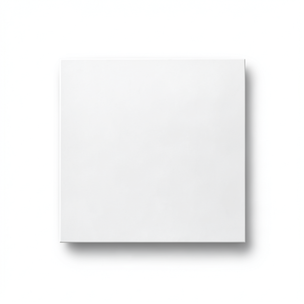 Porcelain Floors Thickness 10 mm, Size 60x60 cm, White Color, Square Shape