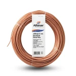 Alfanar 6 mm Single Electrical Wire 450/750V, Stranded Copper Conductor, Heat Resistant PVC Insulated 0.8mm Thick | Al Fanar