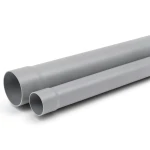 UPVC Plastic Pipe Class 2 PN 4 Bar Size 250 mm Thickness 5.6 mm Grey