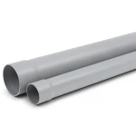 UPVC Pipe Class 3 PN 6 Bar Size 75 mm Thickness 2.7 mm Gray Color