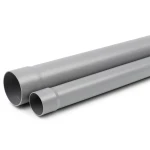 UPVC Pipe Class 3 Nominal Pressure 6 Bar Size 160 mm Thickness 5.4 mm Gray Color