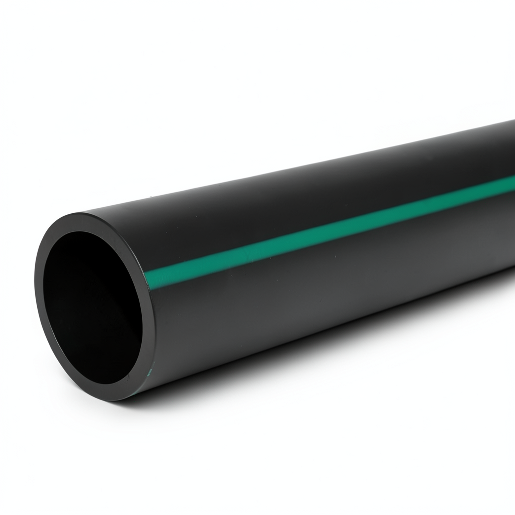 HDPE Pipe Nominal Pressure 4 Bar PE 63 OD 450 mm SDR 26 Black