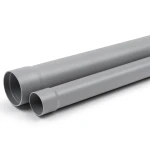 UPVC Plastic Pipe Class 4 PN 10 Bar Size 32 mm Thickness 2 mm Gray Color