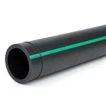 HDPE Plastic Pipe Pressure 4 Bar PE 63 Size 630 mm SDR 26 Black