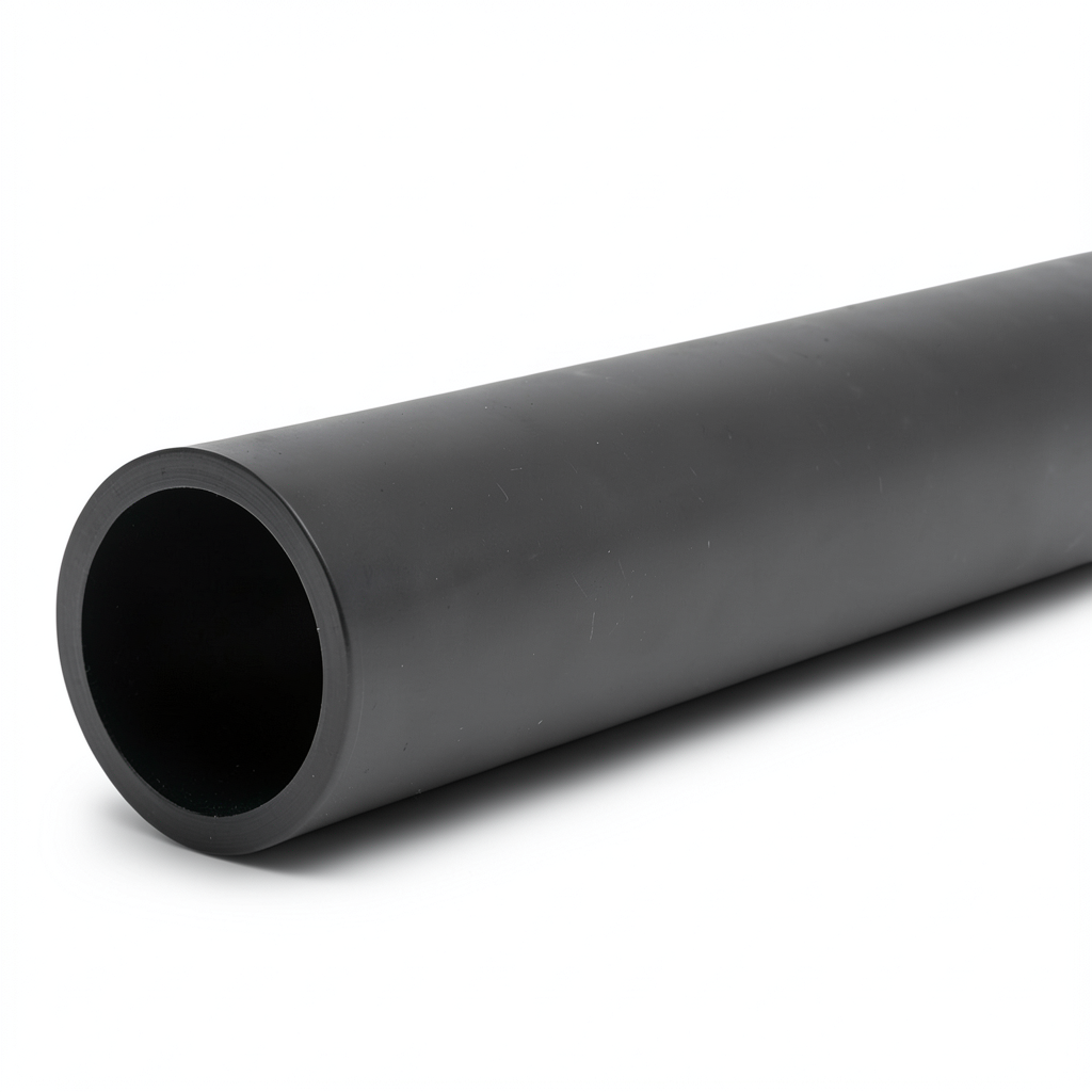 مواسير HDPE ضغط 6 بار PE 63 قطر خارجي 180 مم SDR 17.6 لون أسود