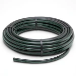 HDPE Plastic Coil Pipe PN 10 Bar PE 63 OD 63 mm SDR 11 Black with Green Stripes