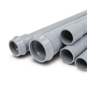 UPVC Pipes Nominal Pressure 12.5 Bar Outside Diameter 180 mm Thickness 8.6 mm Gray