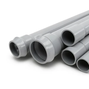 UPVC Pipes Nominal Pressure 12.5 Bar Outside Diameter 355 mm Thickness 16.9 mm Gray