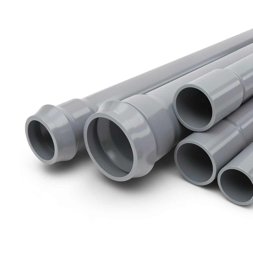 UPVC Pipes Nominal Pressure 12.5 Bar Outside Diameter 560 mm Thickness 26.7 mm Gray