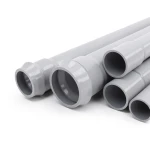 أنابيب UPVC ضغط 12.5 بار قطر خارجي 280 مم سمك 13.4 مم لون رمادي