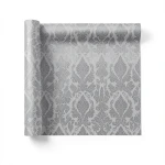 Italian Patterned Wallpaper 10 m x 1.06 m Gray, Model 5432